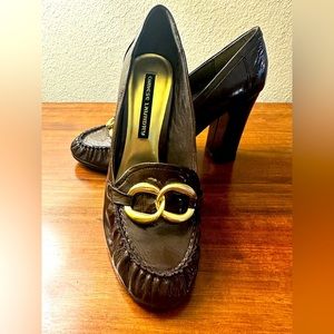 CHINESE LAUNDRY Dark Brown Heels, Size 9